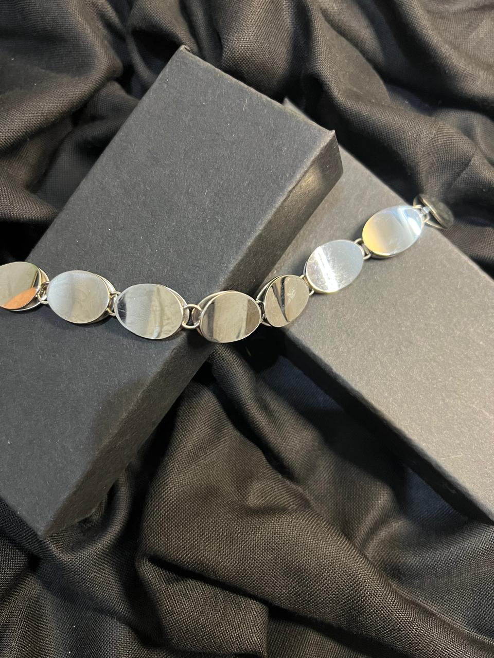 SILVER STAINLESS STEEL BRACELET