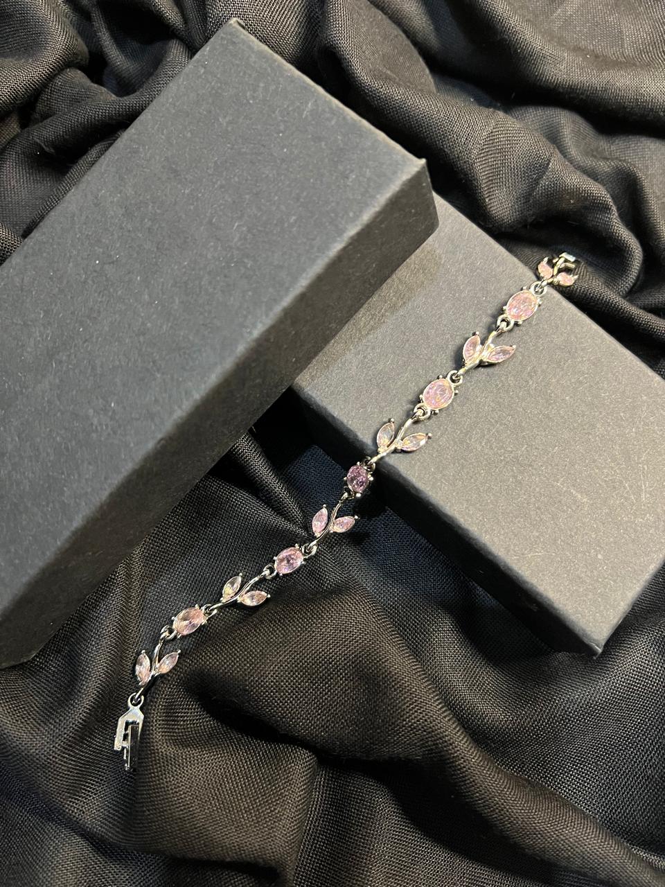 PINK STAINLESS STEAL BRACELET