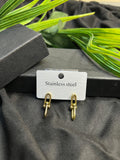ELEGANT GOLD STAINLESS STEEL EARING