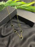 BLACK SQUARE PENDANT