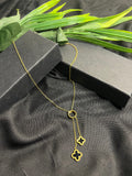 DOUBLE FLOWER PENDANT