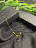 BLACK STONE PENDANT