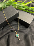 GLITCH GREEN PENDANT
