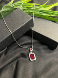 ELEGANT RED PENDANT
