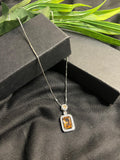 ELEGANT BROWN STONE PENDANT