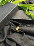 ELEGANT GOLDEN FLOWER RING