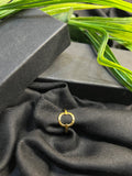 ELEGANT GOLDEN CIRCLE RING